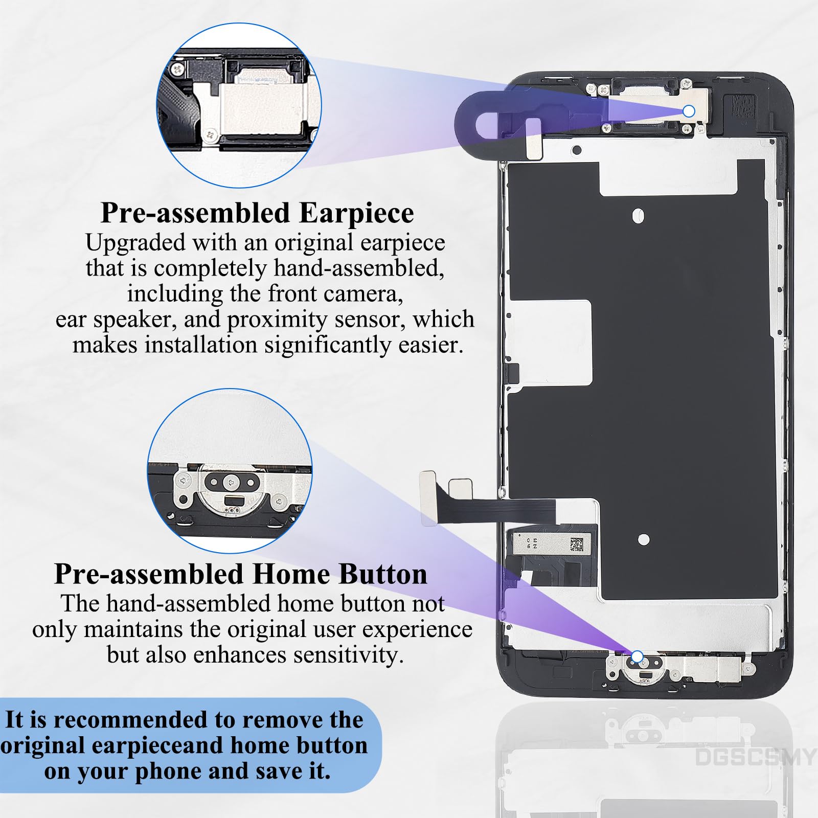 Amazon.com: DGSCSMY for iPhone SE 3rd / 2nd Generation and for